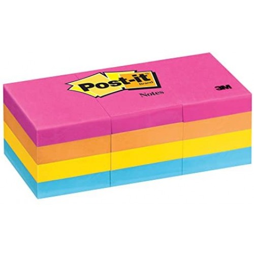 Post-it® Notes Neon Colors 635-5AN. 3 x 5 in (76 mm x 127 mm), 100 sheets/ pad, 5 pads/pack. Lined – Ay stationery