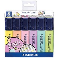 Textsurfer Highighlter Pastel Wlt=6 col