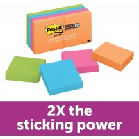 Post-it® Super Sticky Notes Rio de Janeiro Collection 622-8SSAU. 2×2 in (47.6 mm x 47.6 mm). 90 sheets/pad, 8 pads/pack