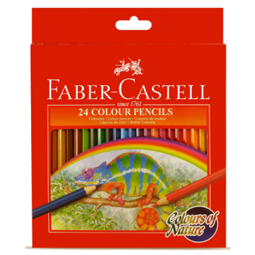 Faber-Castell 24 Crayons de couleur