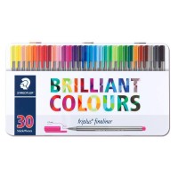 Triplus fineliner metal set 30 col