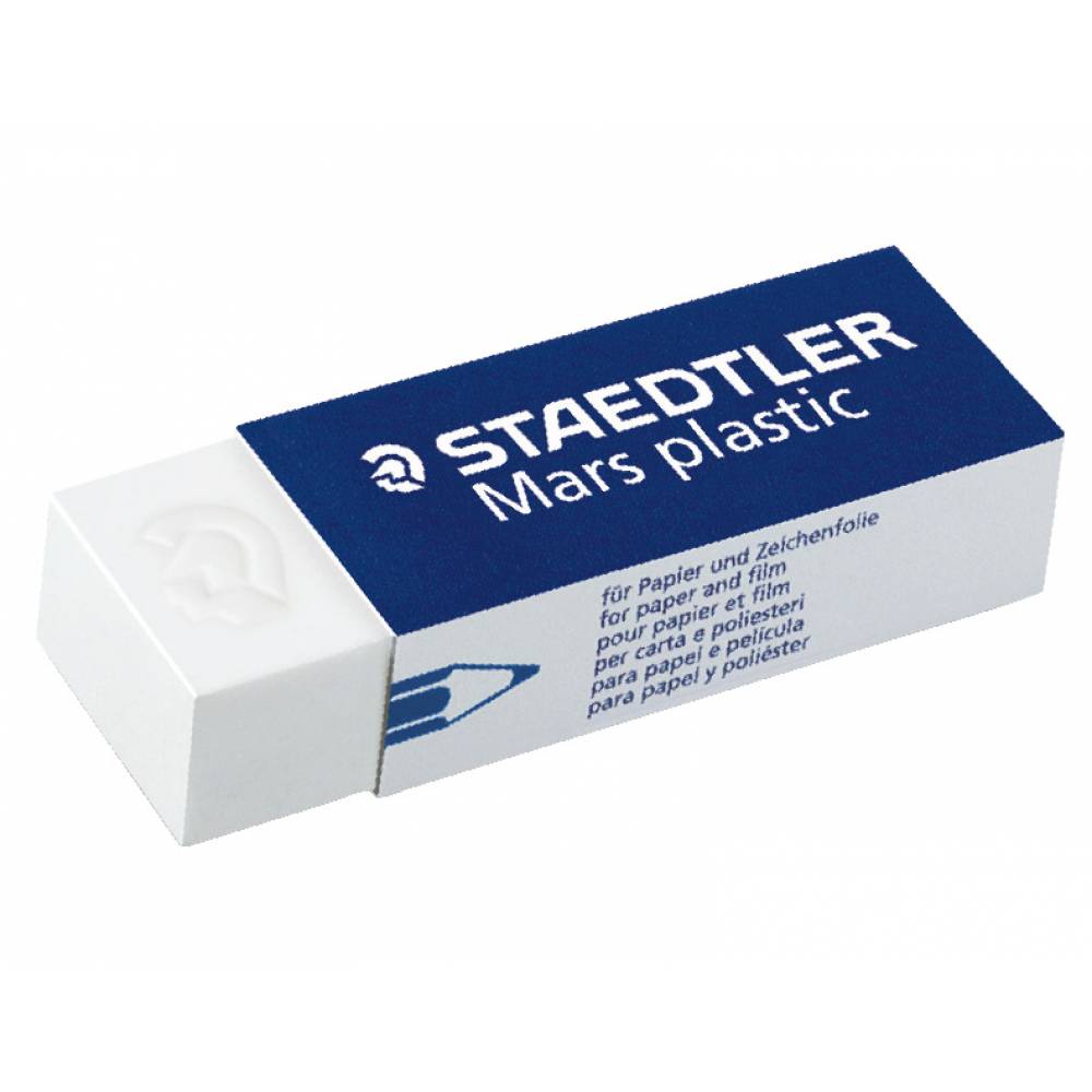 Mars Plastic Draf. eraser Bx=20 p – Ay stationery