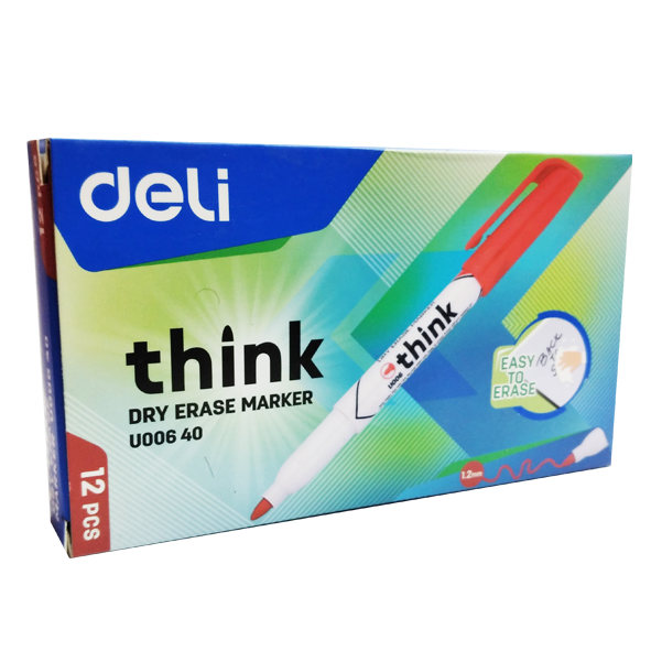 DELI – THINK – U006 – RED – Ay stationery