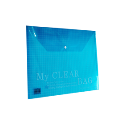 Buy SE7EN File Storage/Folder Bag With Snap Button - Plastic, Durable &  Waterproof Online at Best Price of Rs 109 - bigbasket