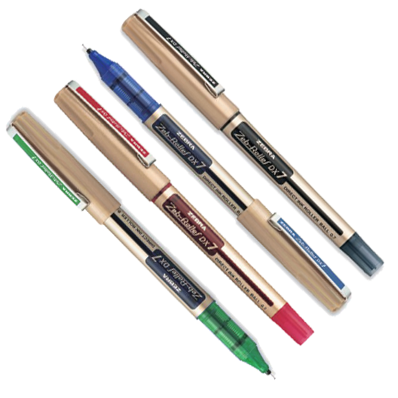 BE-αDX5, BE-αDX7 - Zebra roller pen with needle point tip - Zebra Pen EU