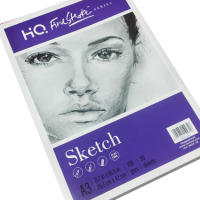 NAVNEET – HQ FineStroke SKETCH PAD – A3 (50 Sheets) – 100gsm PAPER